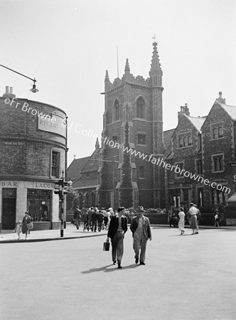 ST MARY'S CHURCH  REGENT TAVERN  LACON'S  PEDESTRIANS